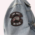 Jacket backing motorcycle embroidery patches biker badge