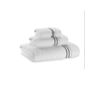 Luxury and fashional 100% cotton hotel bath towel , face towel and hand towel