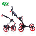 Electrical One-Key plegable Four Wheel Golf Push Cart