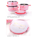 Three Layers 2 PCS Set Heat Preservation Lunch Box