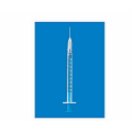 Seringue orale ou entérale de 1 ml jetable