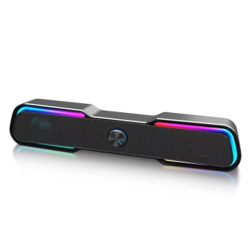 Barra de iluminación dinámica altavoces bluetooth negros