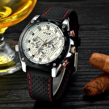 MCE branded sports men automatic silicone watch