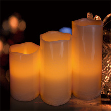 LED-Kerze mit Elfenbein Design Luxury Collection