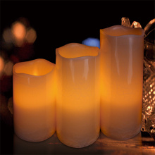 Velas LED Set con colección de lujo de diseño marfil