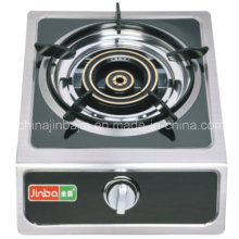 Single Burner Blacked Coated Panel Gas Stove