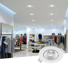 Led gimbal downlight recessed ceiling spotlight for offices