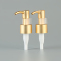 shampoo body lotion 24/410 28/410 UV coating metallized gold color glass bottle stopper lotion pump top cap mould