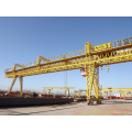 Tire type double girder gantry crane for sale