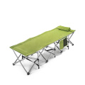 Deluxe Collapsible Single Person military Bed with pillow