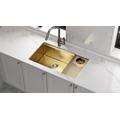 Cup Rinser Golden PVD Color Handmade Kitchen Sink