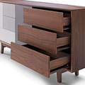 Plataforma Credenza Gabinete aparador moderno