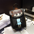 Cute casual drawstring travel leather backpack