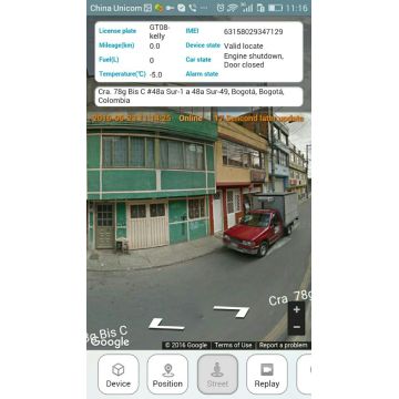 GPS Tracking Web com Tempo Real, Reprodução, Localização, Velocidade, Direção, Alarme (TS05-KW)