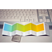 Печать с четырьмя цветами офсетной печати с отложенным листом