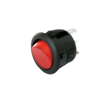 Luz LED apagada en el interruptor basculante