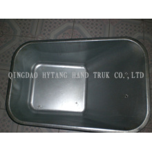 80L Metal tray can be zinced and painted