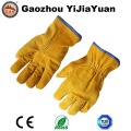 Ab Grade de couro de couro Split Leather Hand Handheld Protective Drives Gloves