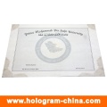 Security Anti-Fake Certificate with UV Logo Printing