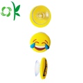 Marcador personalizado do vidro de vinho do otário de Emoji do silicone personalizado