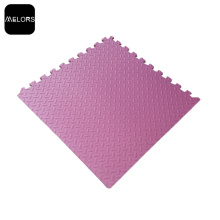 Tapis de verrouillage en mousse EVA rose pour exercice de fitness