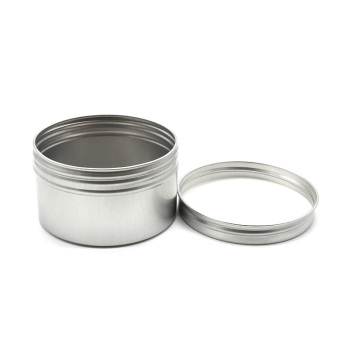 Bougie en aluminium Emballage de pots de haut 150 ml avec couvercle
