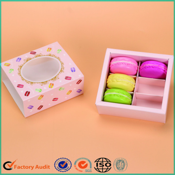 Drawer Macarons Packing Box Printing Window