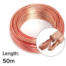 Superb Colorful PVC Transparent Speaker Cable Wire