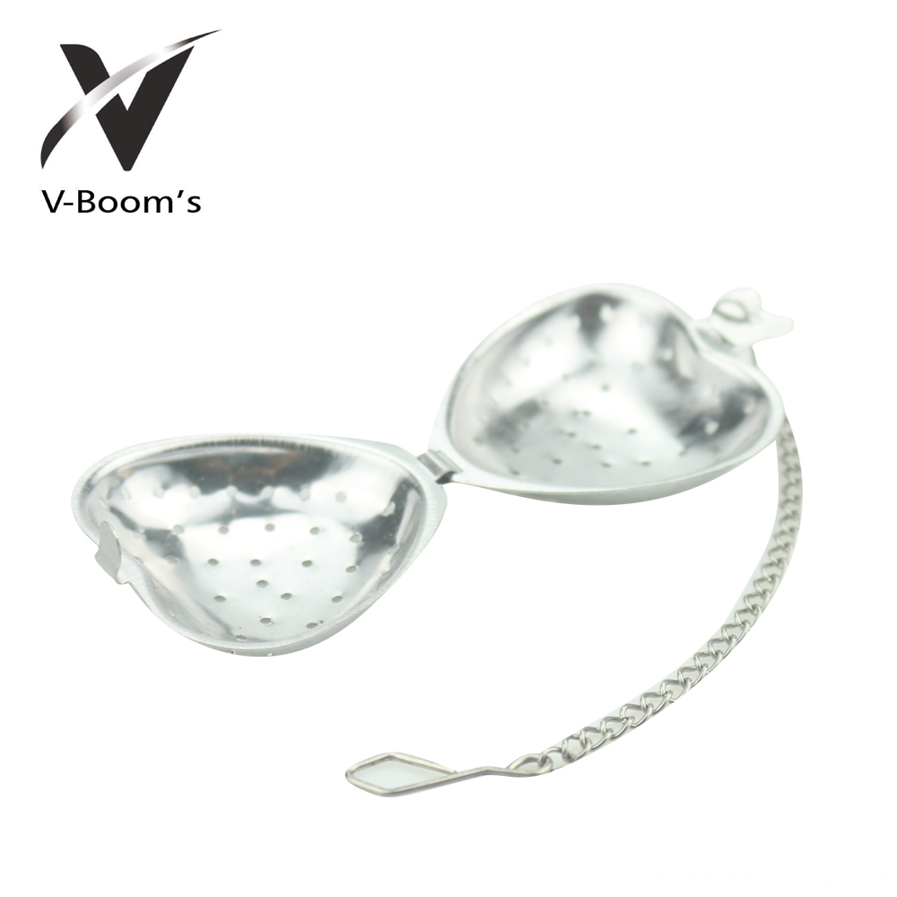 Cute Heart Shaped Metal Tea Infuser