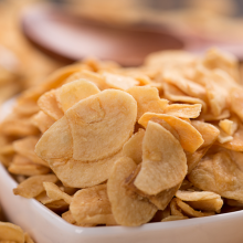 Crispy Fried Garlic Flakes Dehydrated