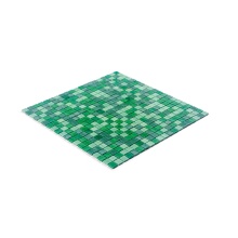 Green glass mosaic decoration home