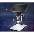 Microscope LCD 7 pouces 1200x 12MP avec des lumières LED