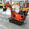 Hydraulic hammer mini excavator rotating grapple