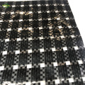 Hdpe woven fabric black transparent grid film