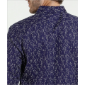 Mens 100% Cotton Casual Long Sleeve Printed Shirts