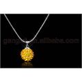 Pendentif boule de cristal Shamballa