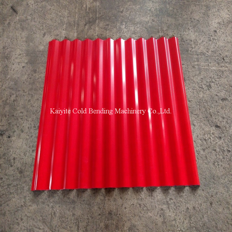 Corrugated Aluminium Metal Roof Sheet Roll Forming