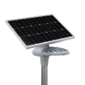 Solar-Straßenlaterne im Freien integrierte Solar-Gartenlampen in zwei