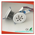 9 * 3W RGBW / Rgbww LED Downlight / LED Luz de teto