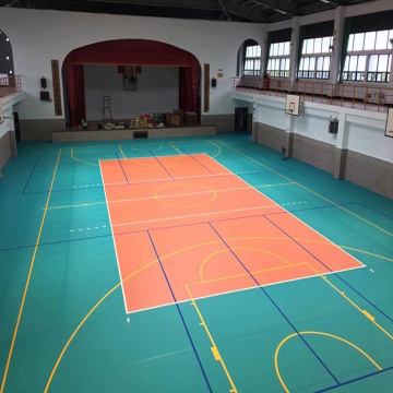 Revêtement de sol sportif en PVC pour volley-ball d&#39;intérieur Enlio