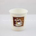 Single-Wall Paper Cup with Handle for Hot Drinking