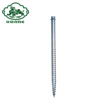 Solar Galvanized Steel Ground Screw Anchor Power Poles