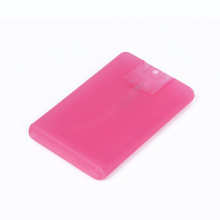 10ml 20ml 40ml pink card shape spray plastic bottle card amazing
