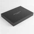 Black Cardboard Shirt Packaging Clothing Gift Box