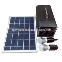 Sistema de energía casera solar portable 10W para el uso casero del acampamento