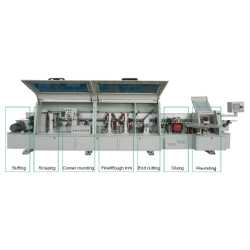 Vorfräsen Eckenrunden automatische Kantenanleimmaschine