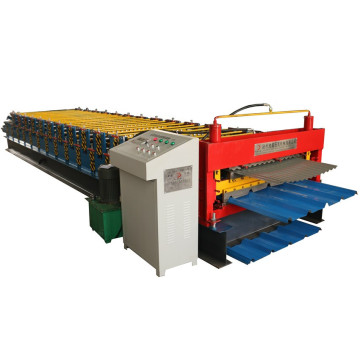 Roofing tile double layer roll forming machine