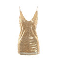 Hot Style V-neck Sequins Sexy Ladies Vest Tops