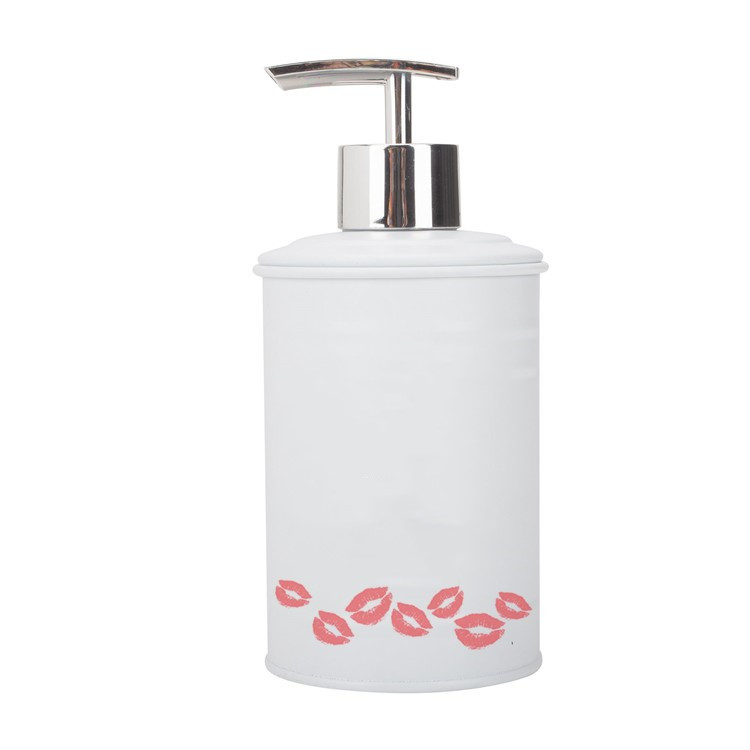 White Soap Dispenser Bathroom Set