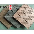 INTERLOCKING DIY DECK TILE HECHO EN VIETNAM WPC MATERIAL IMPERMEABLE, RESISTENTE A LOS UVES, RECICLABLE, NO TÓXICO